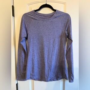 Women's Purple Long Sleeve Top